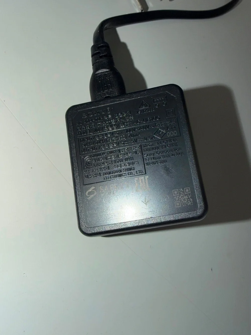 Genuine Sony AC-UB10C AC Adapter USB Power Supply Wall Charger